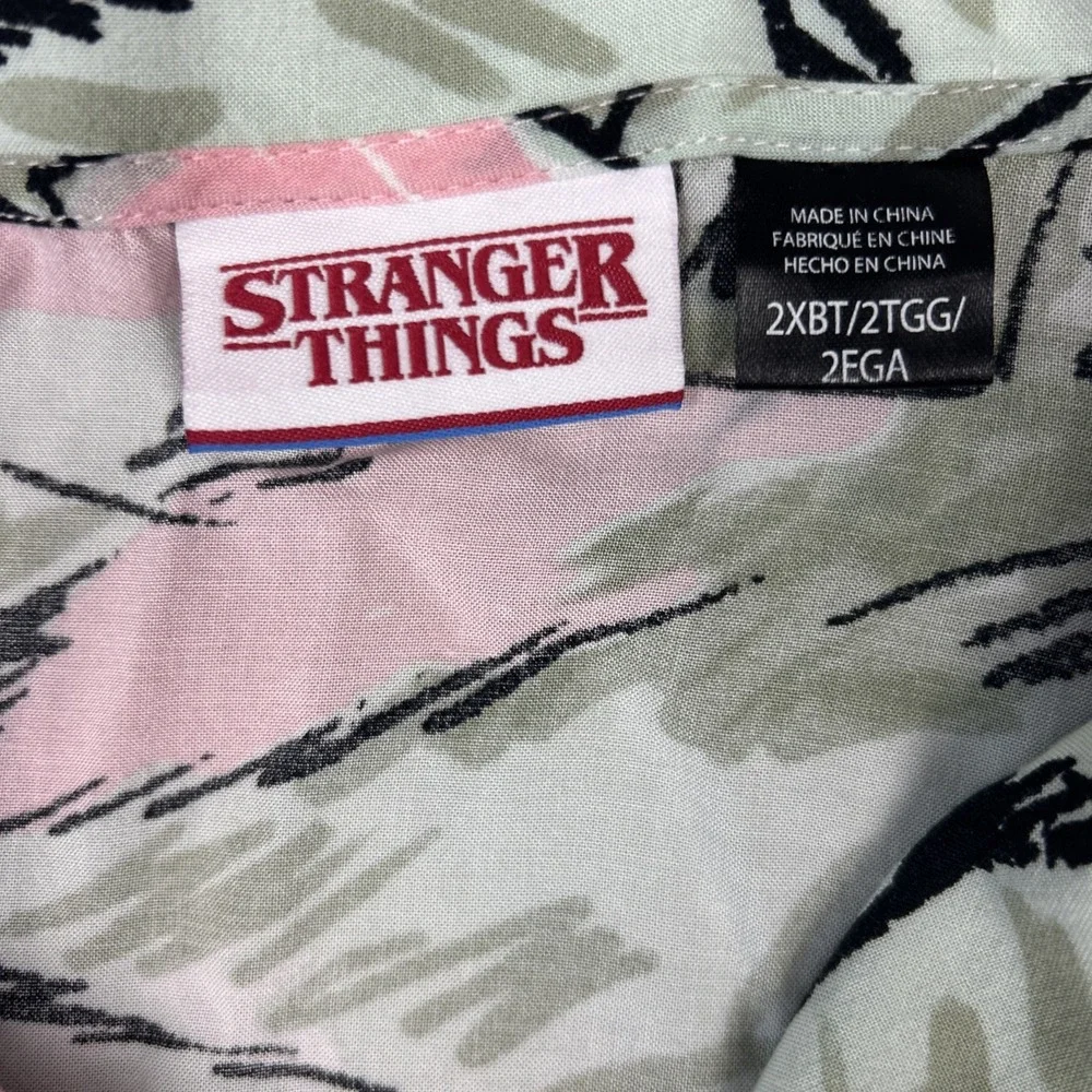 Stranger Things Netflix Hopper Vacation Costume Shirt Adult Size 2XBT Spirit